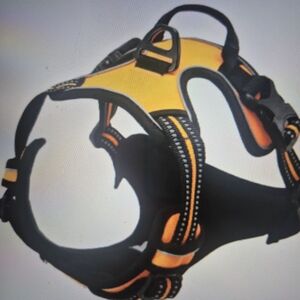 Extra Large Orange and Black Dog Harness